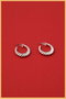 Heliophilia Silver Pendientes de Plata con Circón